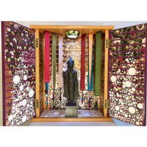 Grand temple en bois, sanctuaire en bois